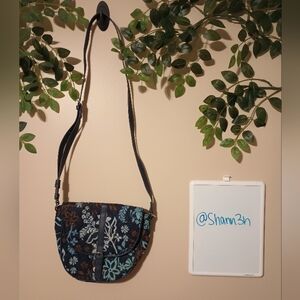 Vera Bradley Slim Crossbody - Java Floral